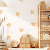 Boho Smiley Stars seinakleebised laste magamistuppa beebide lasteaiale Põhjamaade stiilis DIY seinakunst Multifilmide taustapildid Kodukaunistus