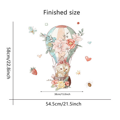 Multifilmid Armsad loomad Seinakleebised Kuumaõhupallid lasteaialastele Tubade sisekujundus Kunst Eemaldatavad kleebised Plakatid Akna seinamaalingud Plakatid