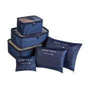 6-dijelni veliki organizator putovanja prijenosni kofer organizator odjeće cipele torba za šminku organizator prtljage putna torba za pohranu