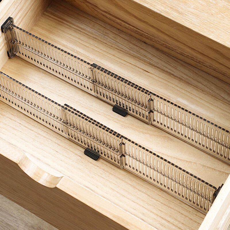 8 tk, plastikust sahtlijagaja 4 komplekti, koduse sahtli jaoturid, sahtlijaoturid hoiustamiseks ja korrastamiseks, tasuta kombinatsioon