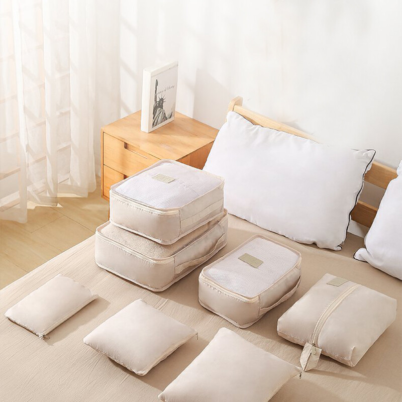 6/7 tk Suure mahutavusega reisihoiukoti komplekt Hoiukorraldaja Kaasaskantavad pagasiriided pakkimiskohvrid kingakott Kohver