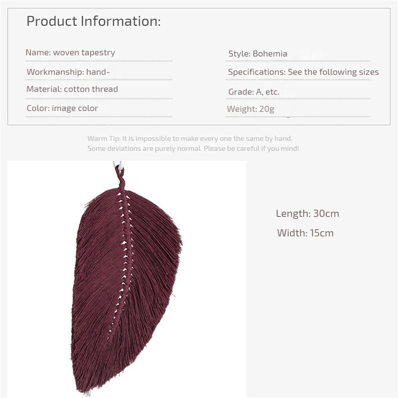 Käsitsi valmistatud tutid Makraame lehed Gobelään Põhjamaade stiilis seinavaip Seinale riputatavad mänguasjad Lastetoa sisustus Kodu Lasteaed Boho Decor