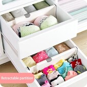 Sertare de depozitare reglabile Separator de sertar retractabil din plastic Suport despărțitor de uz casnic clapetă Organizator de bucătărie