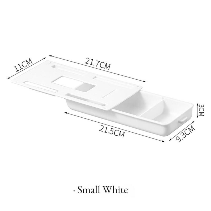 Lauaalune laua sahtel Kleepuv hoiukast Isekleepuv pliiatsialus Lauaarvuti kirjatarvete karp kontori kodune hoiustamise korraldaja