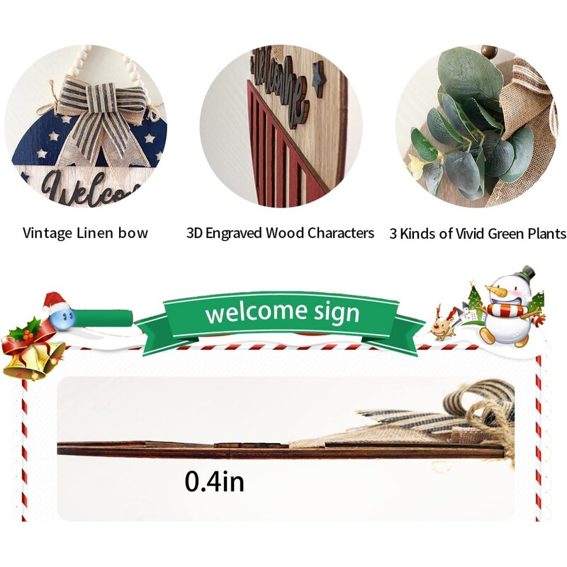 3D tervitussilt välisuksele