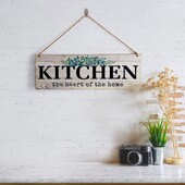 Põhjamaade tähistus Puidust silt rippuvad kaunistused loominguline sahver pesuköök köök asukoht pere seinaripatsid kunsti kodukaunistus