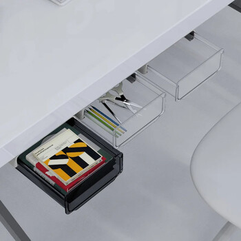 Under Desk Drawer Organizer Τραπέζι Αποθήκευση Κουτί Πάστα Τύπος Συρτάρι Οικιακά Καλλυντικά Κουζίνα Είδη γραφείου Αποθήκευση