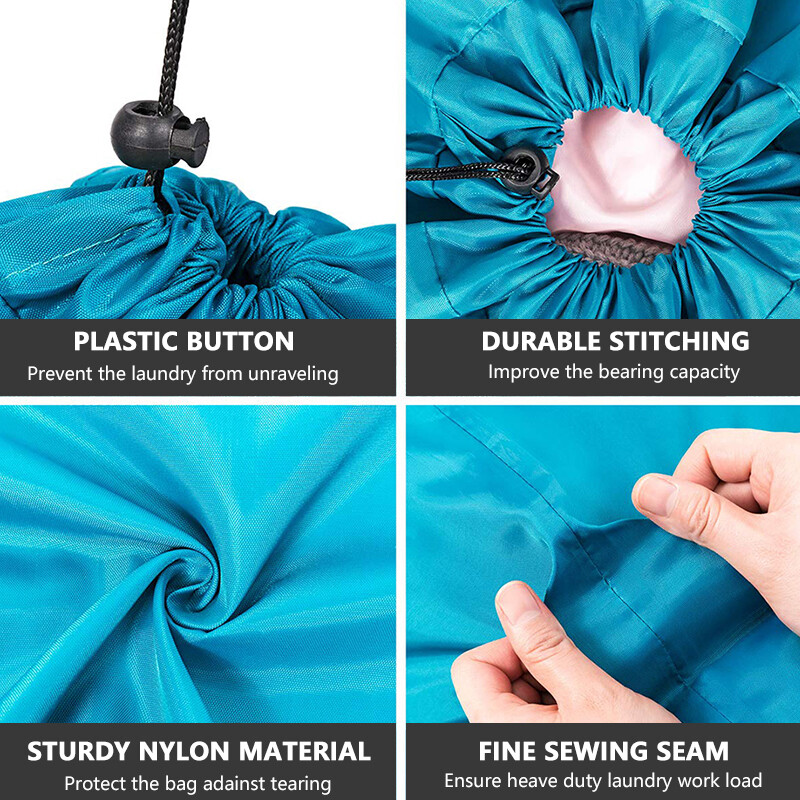 Nailonist pesukott Reisikotid Hoiukott Hoiukott Pesumasin Pestav Määrdunud riided Pingutusnööriga kott Suur mahutavus