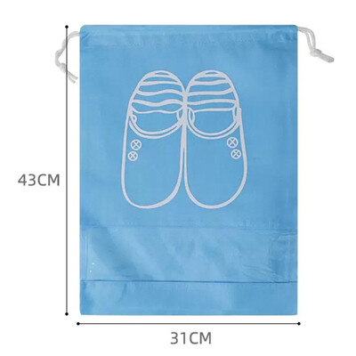 Nylon αδιάβροχο τσαντάκι αποθήκευσης με κορδόνι τσάντα πολλαπλών λειτουργιών ανθεκτικά παπούτσια Εσώρουχα Αθλητικές τσάντες ταξιδιού Ditty Τσάντες για ταξίδια