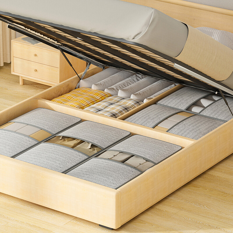 Ülisuur voodipõhja hoiukast Kokkupandav riidetekikott Tolmukindel magamistoa mänguasjade hoiukott