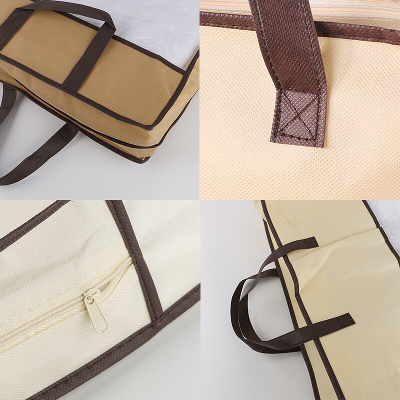 Läbipaistev lausriidest padjaga pakitud tekitekk tõmblukk tolmukindel hoiukott Kodumajapidamise organiseerimiskott Erineva suurusega kandekott