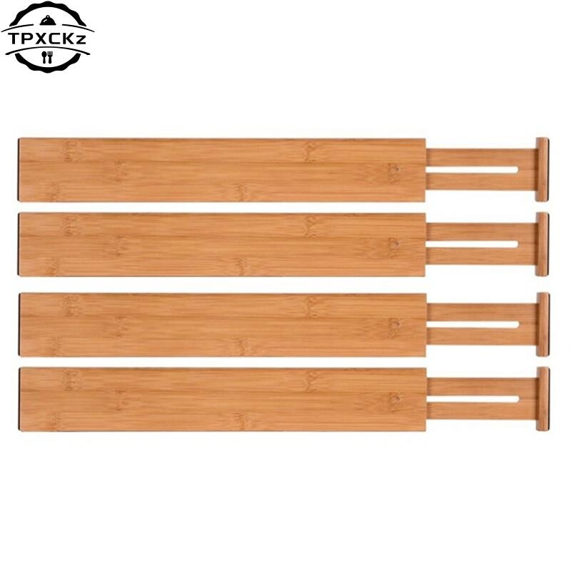 Bambusest sahtli vaheseinad Köögisahtli korraldaja Reguleeritav laiendatav sahtli vaheseinad salve hoiustamissahtli hoiulaud