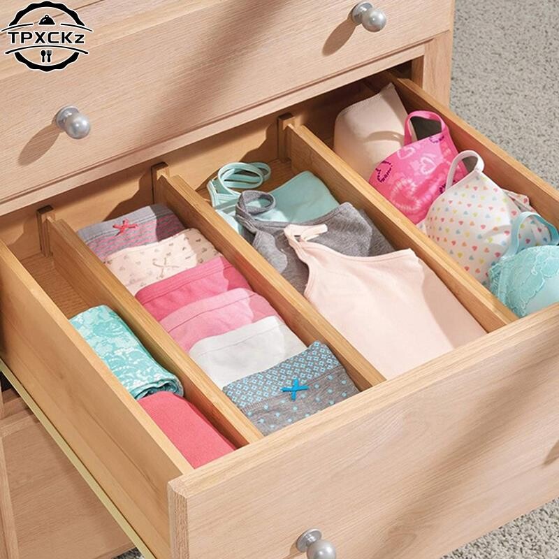 Bambusest sahtli vaheseinad Köögisahtli korraldaja Reguleeritav laiendatav sahtli vaheseinad salve hoiustamissahtli hoiulaud