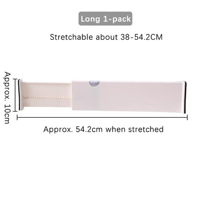 Регулируеми чекмеджета за съхранение, разделител, прибиращ се пластмасов чекмедже, преграда, държач, домашно съхранение, кухненски органайзер с дъска