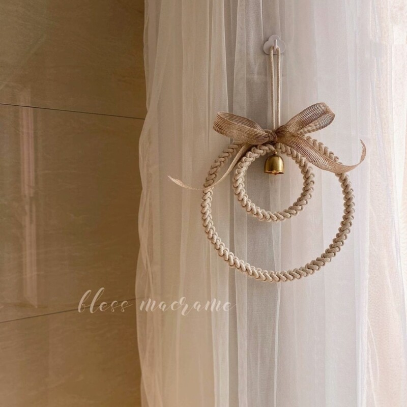 INS Σκανδιναβικό στυλ Βρεφικές κουδουνίστρες Χειροποίητες Ξύλινες Κουδουνίστρες Κουδούνια Παιδικού Δωματίου Νηπιαγωγείο Κρεμαστά Διακοσμητικά για Νεογέννητα Φωτογραφία