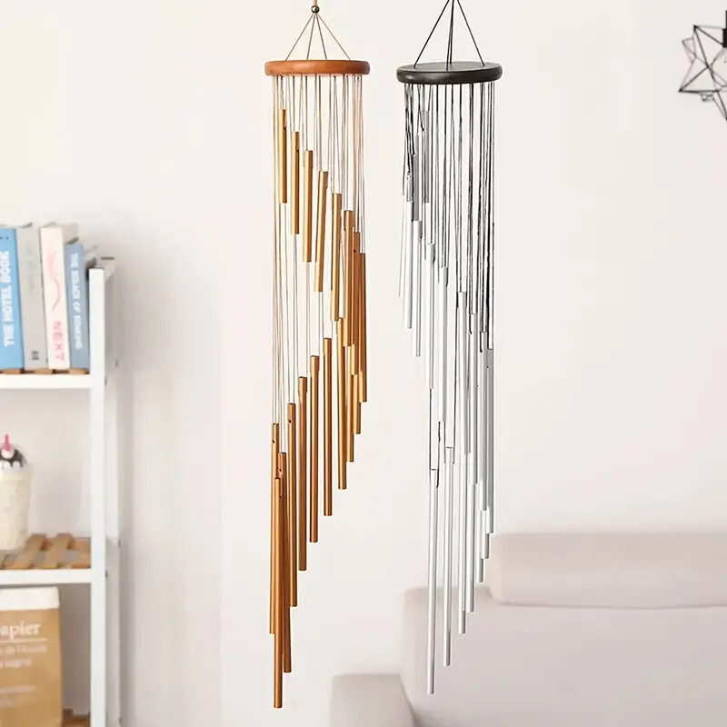Nordic Classic Handcrafted Wind Chimes - 18 Tubes Metal Wind Bells για κήπο, βεράντα και διακόσμηση σπιτιού
