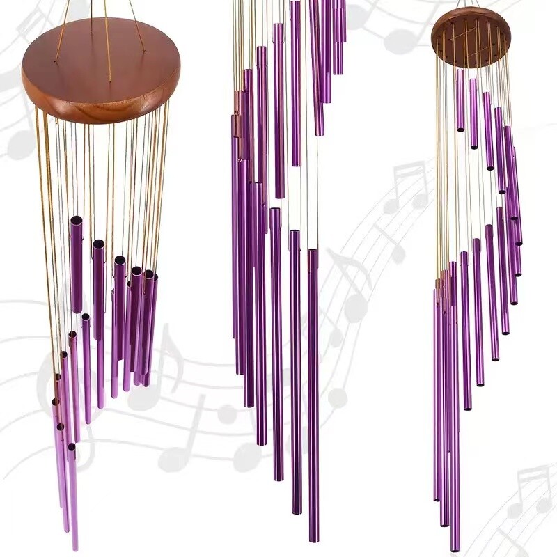 Nordic Classic Handcrafted Wind Chimes - 18 Tubes Metal Wind Bells για κήπο, βεράντα και διακόσμηση σπιτιού