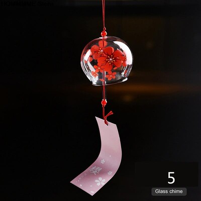 Ιαπωνικό Wind Bell 1PC Japan Wind Chimes Χειροποίητο γυαλί Furin Διακοσμήσεις σπιτιού Σπα Διακόσμηση γραφείου κουζίνας