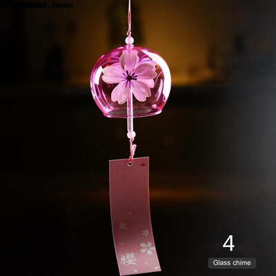 Ιαπωνικό Wind Bell 1PC Japan Wind Chimes Χειροποίητο γυαλί Furin Διακοσμήσεις σπιτιού Σπα Διακόσμηση γραφείου κουζίνας