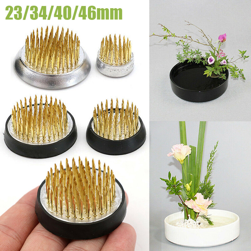 4 dimensiuni Ikebana Suport Pin Flori Decor Floral Aranjament Floral Inserare Ace de bază Artă Instrument fix Ishizaki Kenzans Pin Art