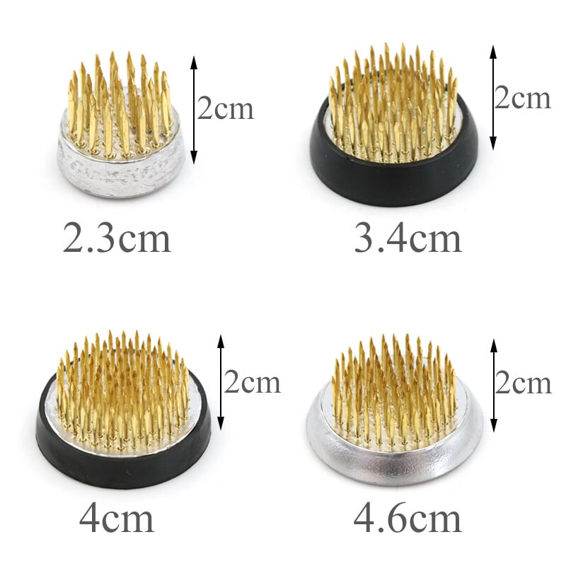 4 dimensiuni Ikebana Suport Pin Flori Decor Floral Aranjament Floral Inserare Ace de bază Artă Instrument fix Ishizaki Kenzans Pin Art