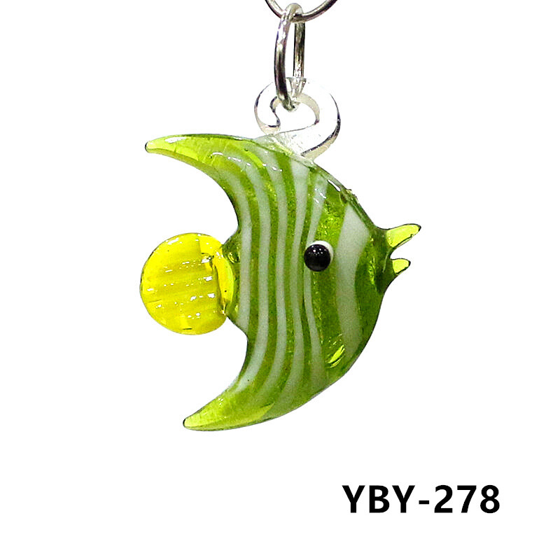 2τμχ Cute Sea Fish Charms Κρεμαστό Μίνι γυάλινο στολίδια ψαριών για Diy γυναίκες Κοσμήματα κολιέ σκουλαρίκια Βραχιόλι κατασκευής αξεσουάρ
