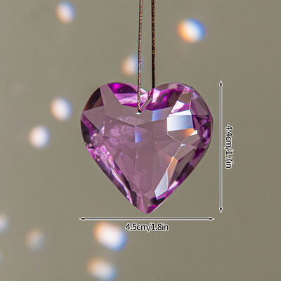 Spiraalselt rippuv kristallist päikesepüüdja vikerkaarprisma ripatsiga tuulekellad Õueaia sisekujundus Kodukaunistus