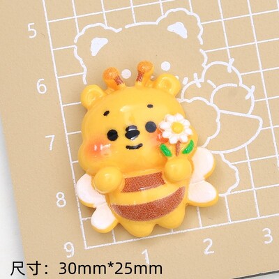 10tk Vaiguplaaster Cute Bee Cartoon Cream Adhesive Accessories Loomingulised materjalid DIY Aksessuaarid Juukseklambrid Vaigu Aksessuaarid