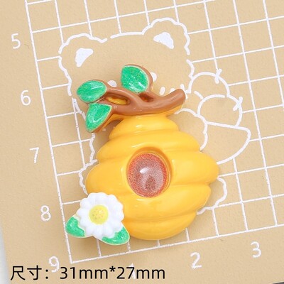 10tk Vaiguplaaster Cute Bee Cartoon Cream Adhesive Accessories Loomingulised materjalid DIY Aksessuaarid Juukseklambrid Vaigu Aksessuaarid