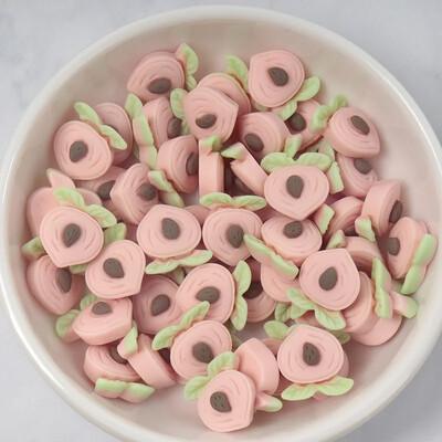 50 tk Mini Cartoon Fruit isetehtud telefoniümbris Juuksekaart Veetass Home Decor Juukselipsuvaigust küünematerjali pakk