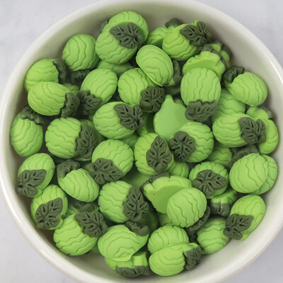 50 tk Mini Cartoon Fruit isetehtud telefoniümbris Juuksekaart Veetass Home Decor Juukselipsuvaigust küünematerjali pakk