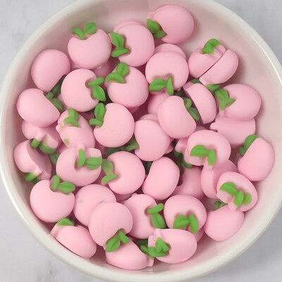 50 tk Mini Cartoon Fruit isetehtud telefoniümbris Juuksekaart Veetass Home Decor Juukselipsuvaigust küünematerjali pakk