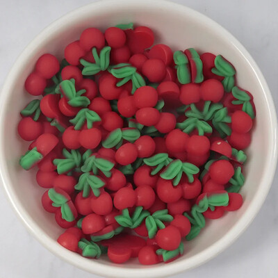 50 tk Mini Cartoon Fruit isetehtud telefoniümbris Juuksekaart Veetass Home Decor Juukselipsuvaigust küünematerjali pakk