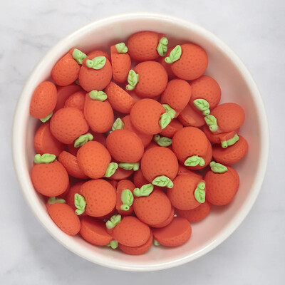 50 tk Mini Cartoon Fruit isetehtud telefoniümbris Juuksekaart Veetass Home Decor Juukselipsuvaigust küünematerjali pakk