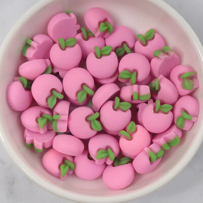 50 tk Mini Cartoon Fruit isetehtud telefoniümbris Juuksekaart Veetass Home Decor Juukselipsuvaigust küünematerjali pakk