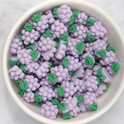 50 tk Mini Cartoon Fruit isetehtud telefoniümbris Juuksekaart Veetass Home Decor Juukselipsuvaigust küünematerjali pakk