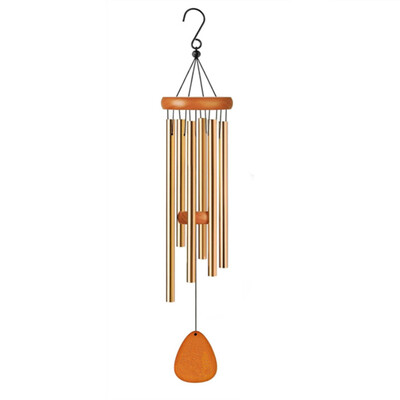 Aliumininiai lauko vėjo varpeliai, ypač dideli, 68 cm/26,8 colio gilių tonų memorialiniai vėjo varpeliai, skirti lauko sodo kambario dekoravimui