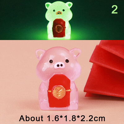 Карикатура Светеща костенурка Ягодов печат Костенурка Направи си сам Орнамент Светещи в тъмното Аксесоари от смола Аквариум Миниатюрен аквариум