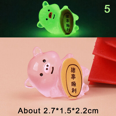 Карикатура Светеща костенурка Ягодов печат Костенурка Направи си сам Орнамент Светещи в тъмното Аксесоари от смола Аквариум Миниатюрен аквариум