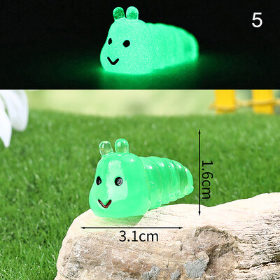 Карикатура Светеща костенурка Ягодов печат Костенурка Направи си сам Орнамент Светещи в тъмното Аксесоари от смола Аквариум Миниатюрен аквариум