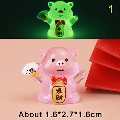 Карикатура Светеща костенурка Ягодов печат Костенурка Направи си сам Орнамент Светещи в тъмното Аксесоари от смола Аквариум Миниатюрен аквариум