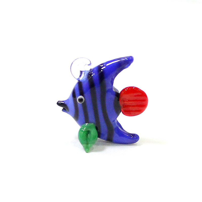 Αξεσουάρ διακόσμησης ενυδρείου Γυάλινο μενταγιόν τροπικό ψάρι Κρεμαστό ιαπωνικό στυλ Κρεμαστό χαριτωμένα θαλάσσια ζώα μικροσκοπικά ειδώλια Στολίδια