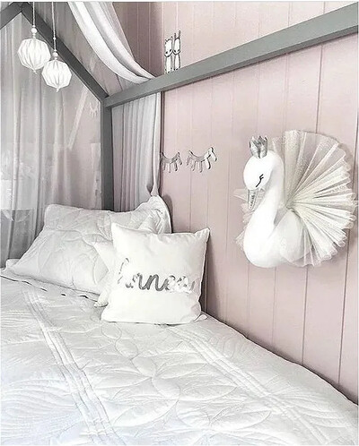 Χαριτωμένο τρισδιάστατο χρυσό στέμμα Swan Wall Art Κρεμαστό κορίτσι Κύκνος Κούκλα Γεμιστή Παιχνίδι Κεφαλή Ζώου Διακόσμηση τοίχου για παιδικό δωμάτιο Δώρο γάμου γενεθλίων