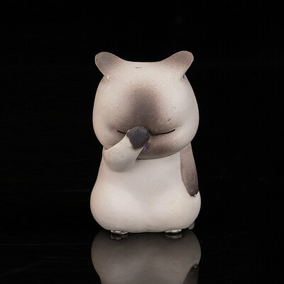 1 τμχ Facepalm Cat Cartoon Kitten Toy Cake Presents Kawaii Desk Decor Decor