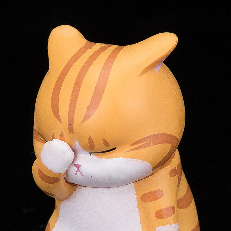 1 τμχ Facepalm Cat Cartoon Kitten Toy Cake Presents Kawaii Desk Decor Decor