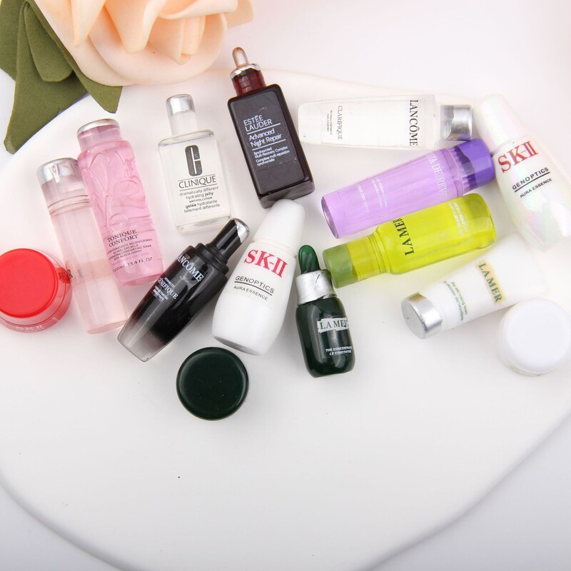 Nukumaja 7tk Mini Beauty Skincare Scene Scale Kosmeetika Pudel Nukumaja Vaigu Simulatsioon Kawaii Nuku Kodukaunistuse Aksessuaarid