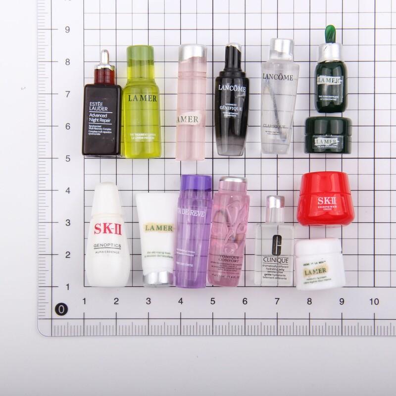 Nukumaja 7tk Mini Beauty Skincare Scene Scale Kosmeetika Pudel Nukumaja Vaigu Simulatsioon Kawaii Nuku Kodukaunistuse Aksessuaarid