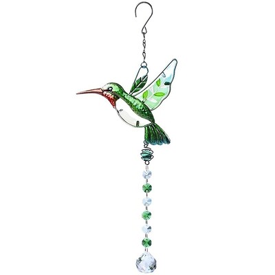 Cristal clopoței de vânt Prisme Curcubeu Suncatcher Fereastră Pandantiv Colibri Fluture Agățat Captor de lumină Acasa Grădină Decorare