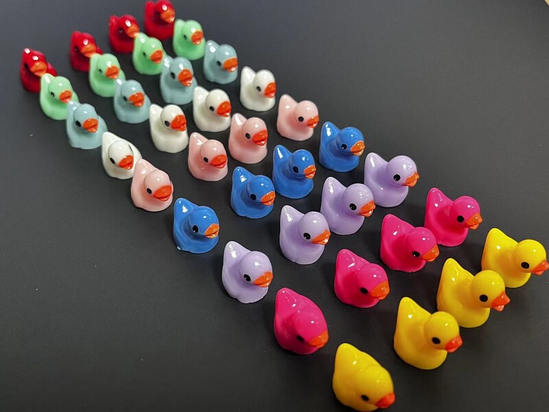 30-70 τμχ Mini Ducks Διακόσμηση σπιτιού Πολύχρωμη Ρητίνη Πάπια Διακόσμηση σπιτιού Αξεσουάρ Χαριτωμένα Micro Animals Micro Διακόσμηση Fairy Garden