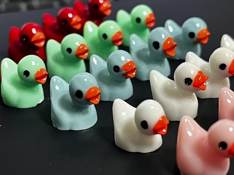 30-70 τμχ Mini Ducks Διακόσμηση σπιτιού Πολύχρωμη Ρητίνη Πάπια Διακόσμηση σπιτιού Αξεσουάρ Χαριτωμένα Micro Animals Micro Διακόσμηση Fairy Garden